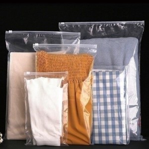 Clear garment bags Slide lock bags