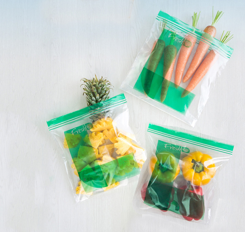 Storage Plastic Bags Zipper Food  Plastic Bag Zip Lock Packaging
