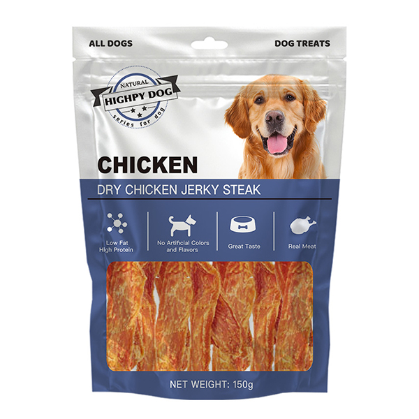 Dog Snacks Dry Chicken Jerky Steak Pet Food