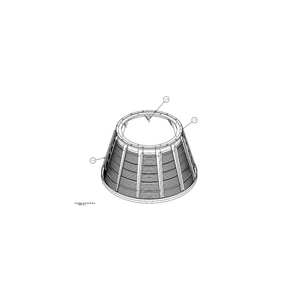 Bottom price Perforated Basket Centrifuge Animatio - VM1500 centrifuge basket – Stamina