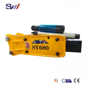 SY680 top type hydraulic breaker