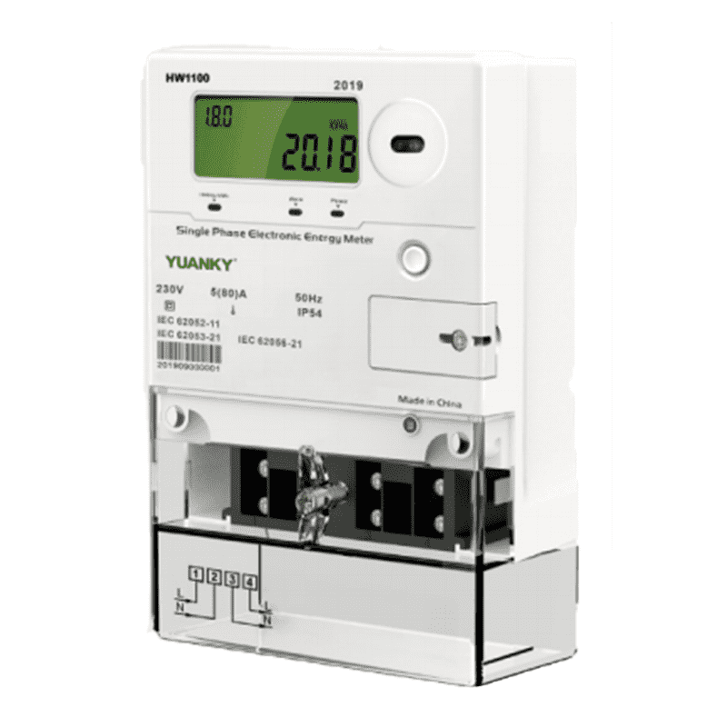 China wholesale Hour Meter - Energy meter manufacturer HW1100 single phase multifunctional 2 wires network energy meter – Hawai