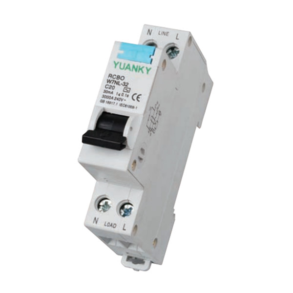 Factory wholesale Elcb - RCBO Electrical supply hot selling 1P+N 6a 10a 16a 20a 25a 32a residual current breaker overload rcbo – Hawai