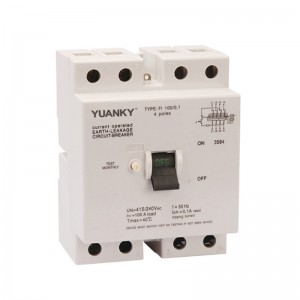 RCCB 1P+N Hwl Residual Current Circuit Breaker With Overcurrent Protection Rcbo Supplier