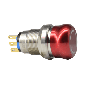Push button OEM OBM ODM 19mm red green yellow stainless steel metal button switch