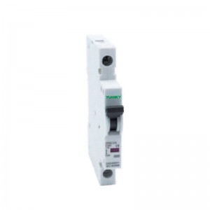 Factory wholesale Remote Control Smart Main Switch - MCB 9mm 1 pole wifi Micro Circuit Breaker mcb Miniature Circuit Breakers – Hawai