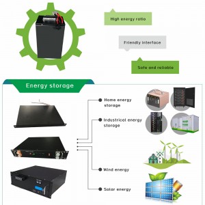 solar battery lithium ion 12v 100amp lithium battery Home industrial lithium battery system