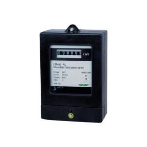 Meter Electrical supply 5(30) front panel  mounted single phase energy meter watt-hour meter