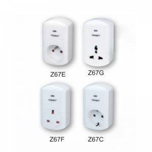 Dimmer plug in switch low electricity consumption EU RU 230VAC 300W dimmer switch