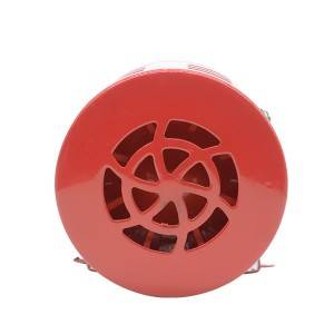 Motor alarm manufacturer MS-190 AC 110V 40W red and grey IP44 mini motor siren