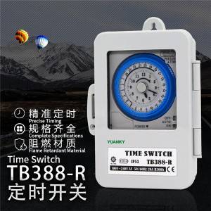 Timer New arrival precise timing flame retardant material timer 20A R300h time switch