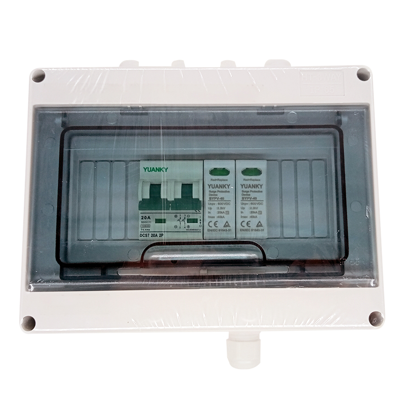 China wholesale Dc Contactor - YUANKY DC Exchange Confluence Box 4 strings 550V 1000V IP65 plastic solar power PV array combiner box – Hawai