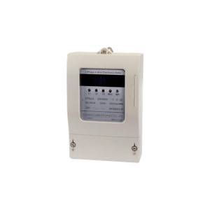 Meter Electrical supply 10(60) Front Panel Mounted Three Phase Electronic Prepayment Energy Meter watt-hour meter