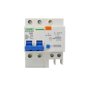 RCBO S7LE-63 Resdual current breaker overload C63 industrial circuit breaker