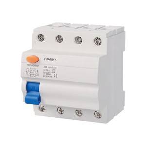 RCD HW11 OEM A type 16A-63A 4P 415V low price residual current circuit breaker