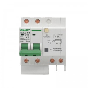 RCD S7Le-63 1-125A Universal Current Sensitive Rccb Residual Current Circuit Breakers