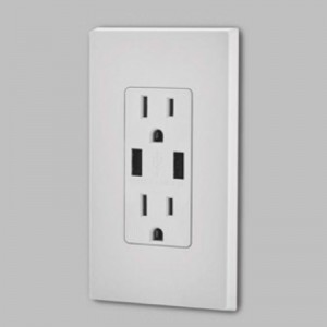 YUANKY USB charger outlet 3.1A 3.6A 4.2A 5V type A type C QC3.0 dual USB ports TR WR receptacles