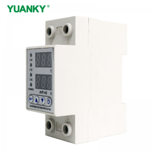 YUANKY Single Digital Dual Display Adjustable Voltage Protector AC