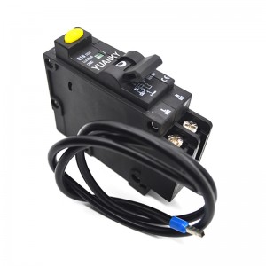 RCBO 1P+N 6-40a mini Residual Current Breaker Overload Black RCBO circuit breaker