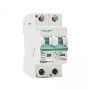 Factory best selling China 63A DC 125V Circuit Breaker MCB for PV Solar Ystem Ce Yjbz1-63 for PV System