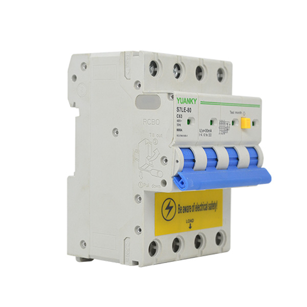 Wholesale 4 Pole Electrical Series Rcbo Residual Current Breaker Overload 3