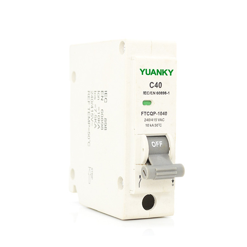 Professional China RCD protected - Wholesale FTCQP 1 Pole 20A TPN MCB The 50Hz Electrical Miniature Circuit Breaker – Hawai