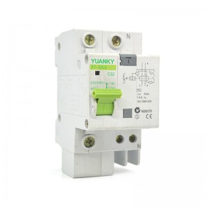 ELCB IEC61009-1 1phase 20a Elcb Rating For Earth-Leakage Circuit-Breaker
