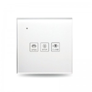 Switch WIFI smart curtain switch Single control 1 way with fashionable appearance