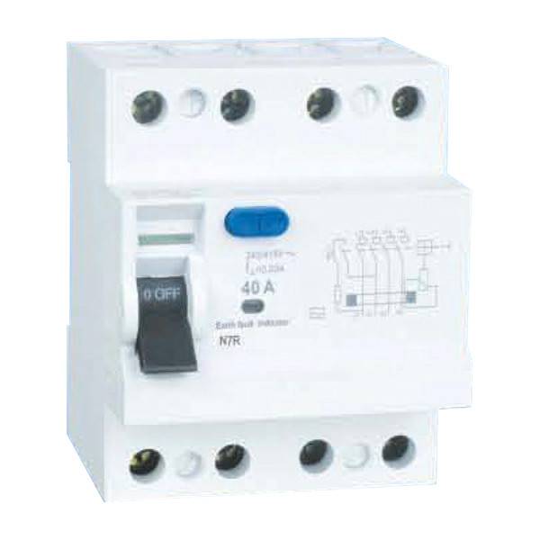 YUANKY new arrival N7R series RCCB 63A 80A 100A 500ma  residual current circuit breaker 0