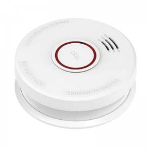 smoke alarm manufacturer 9V 85dB low battery photoelectric smoke signal alarm