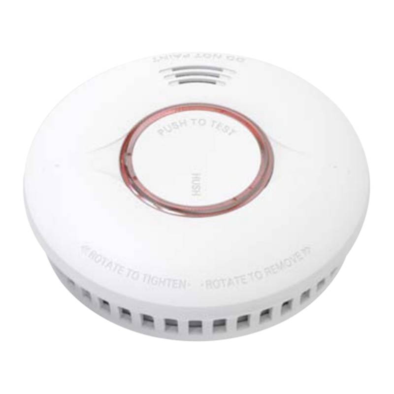 China wholesale Power Inverter - Smoke alarm OEM non-replaceable 3V lithium battery weekly testing photoelectric smoke alarm with built-in 10 years battery – Hawai