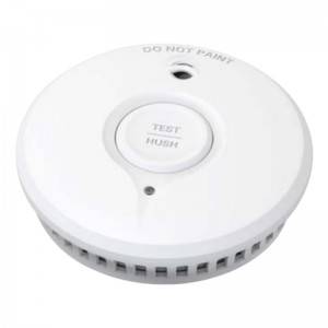 Smoke alarm OEM non-replaceable 3V lithium battery weekly testing photoelectric smoke alarm with built-in 10 years battery