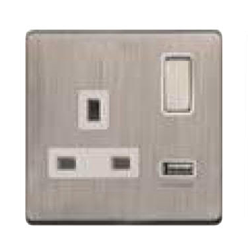 Factory Cheap Hot Outdoor Switch&Socket - sockets with  USB charger 13A 1 gang 2gang switched SP socket+USB outlet – Hawai