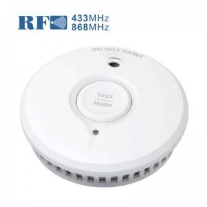 Smoke alarm factory HW-SA38H 100 meters photoelectric wireless smoke alarm with built-in 10 years battery