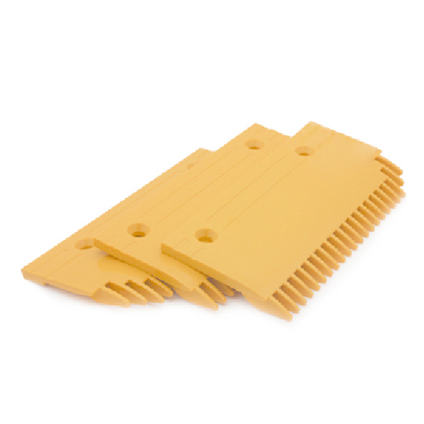 Fujitec escalator plastic comb plate 22 teeth yellow 0129CAF001