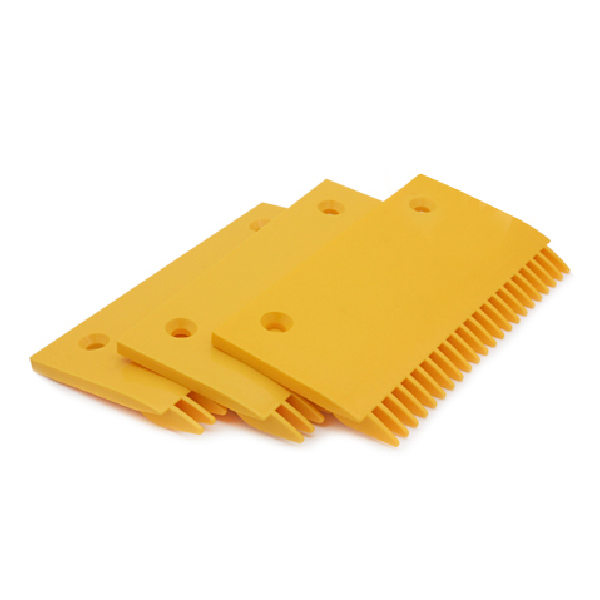 Schindler 9300 escalator step plastic comb plate 22 teeth yellow
