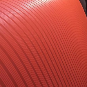 Fine and Wide Ribbed Rubber Flooring