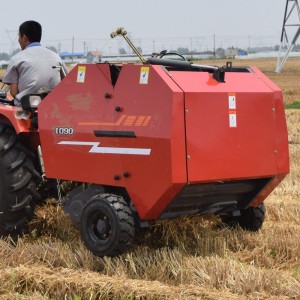 Tractor Mounted PTO Mini Round Hay Straw Baler Machine