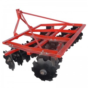 Tractor mounted opposed light duty disc harrow