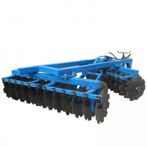 Tractor heavy duty offset disc harrow with strong bearing combination