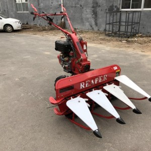 Affordable rice cutter for cutting a variety of plants using a direct shaft drive cultivator