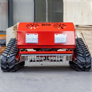 Multifunctional small crawler remote control lawn mower slope orchard wireless gasoline lawn mower grass cutter