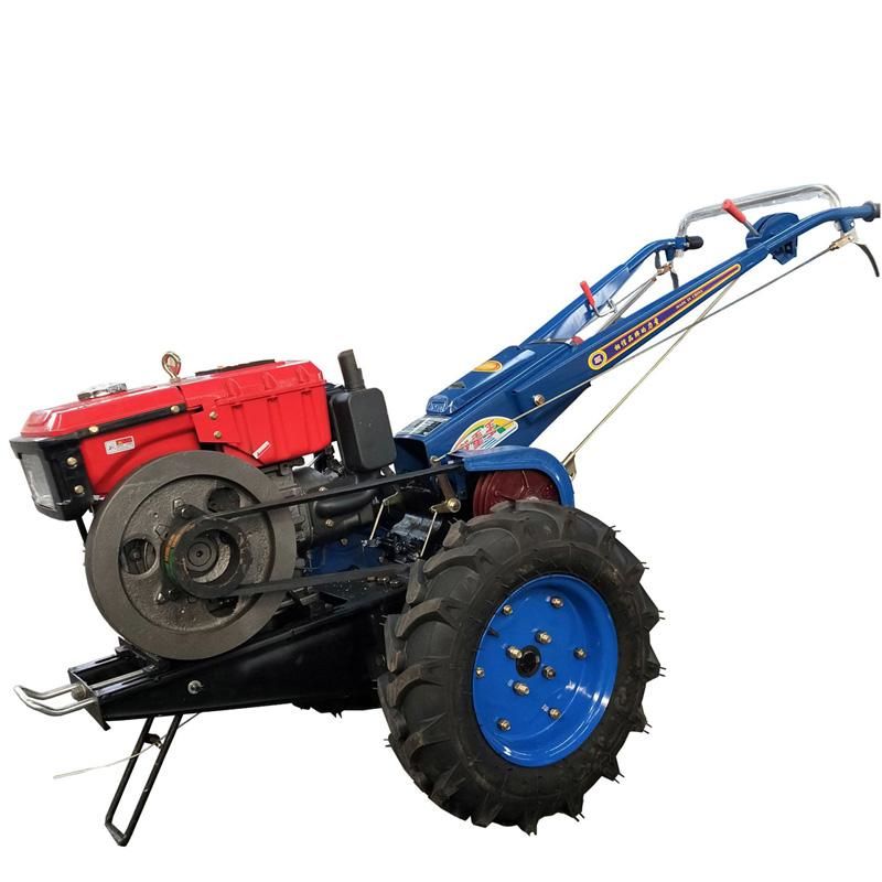 Cost-effective China price cultivators hand tractors 15hp 18hp 20hp two wheel mini walking tractor for sale Featured Image