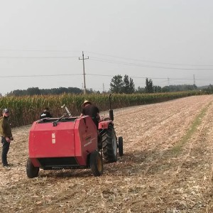 Tractor Mounted PTO Mini Round Hay Straw Baler Machine
