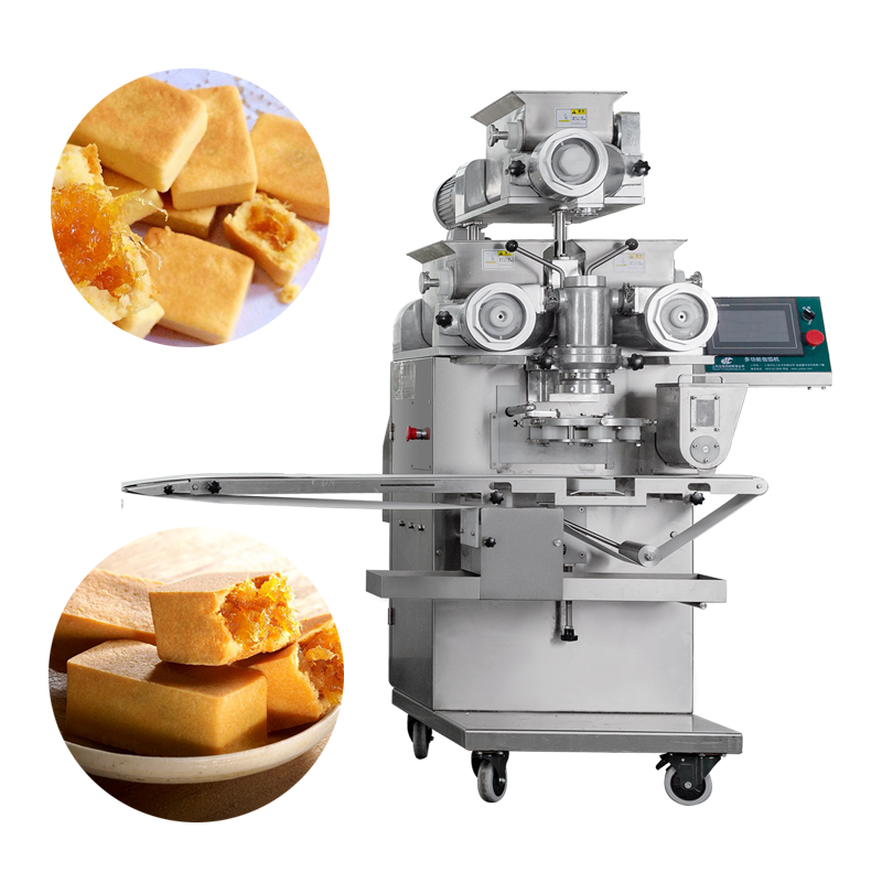 Automatic high productivity pineapple cake making encrusting machine Featured Image