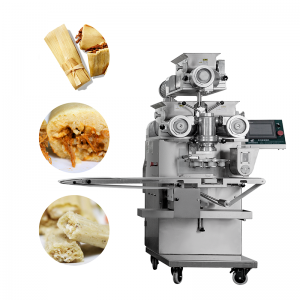 Hot sale three hoppers tamales making encrusting machine with Good Price