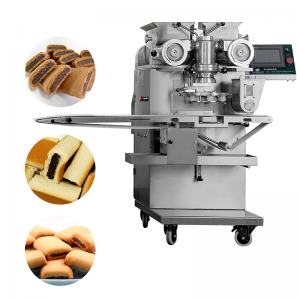 Small Automatic Fig Roll Encrusting Maker Machine