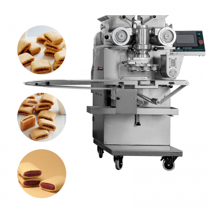 Automatic high quality nice price fig roll making encrusting machine for sale