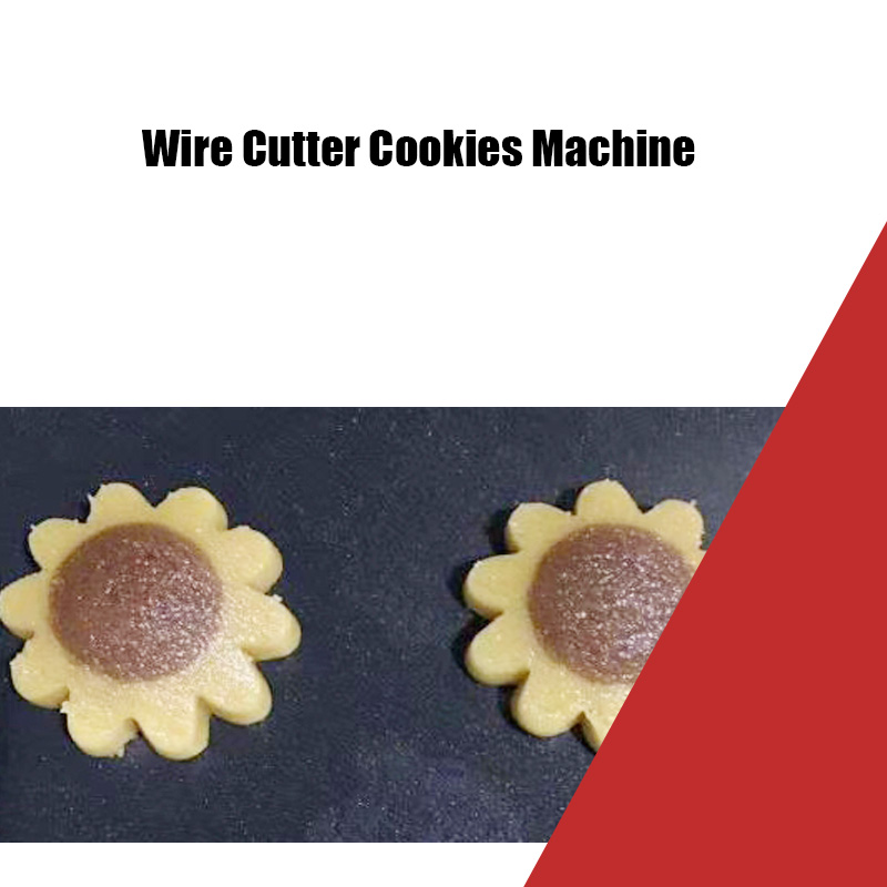 double color almond nuts ice box cutting cookie machine (4)