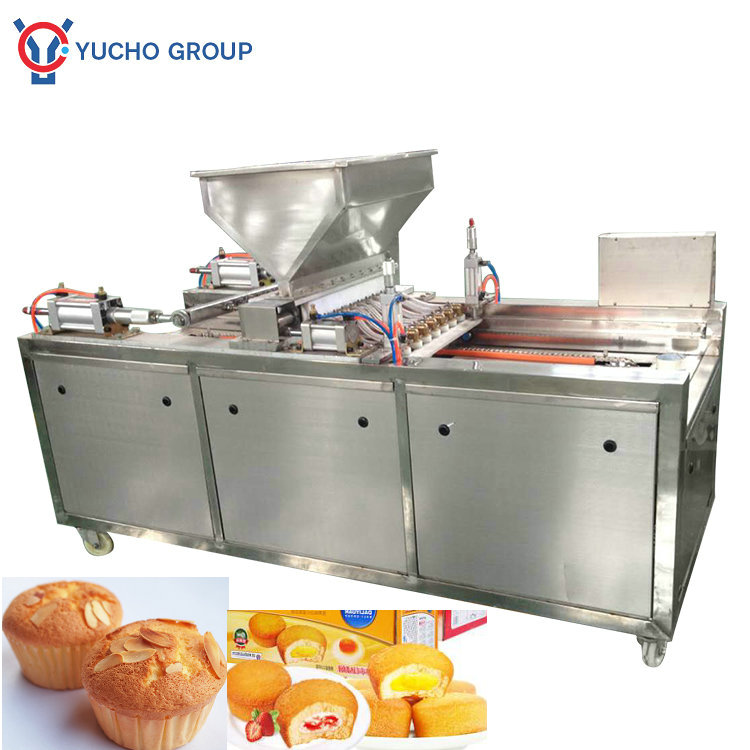 Factory Cheap biscuit production line - Full automatic and semi automatic cupcake cake making machine – YUCHO GROUP